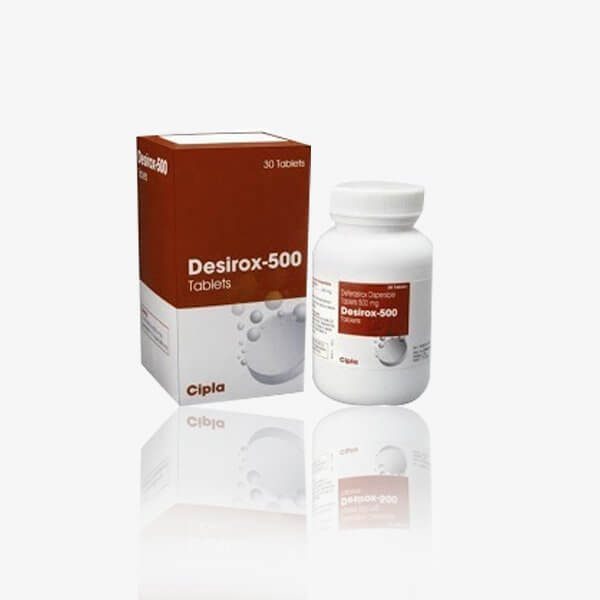Desirox 500mg (Deferasirox) – 500mg Desirox 500mg (Deferasirox) – 500mg