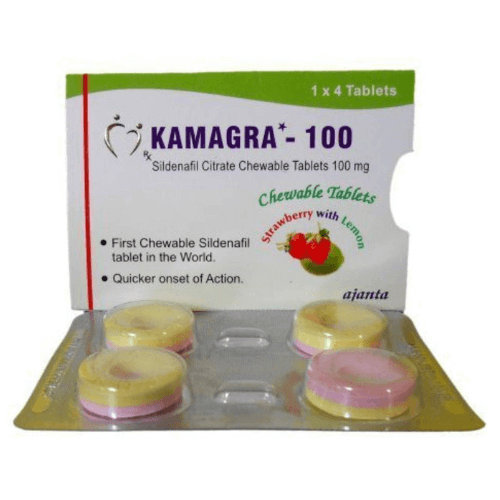 Kamagra Polo Chewable 100mg (Sildenafil Citrate)