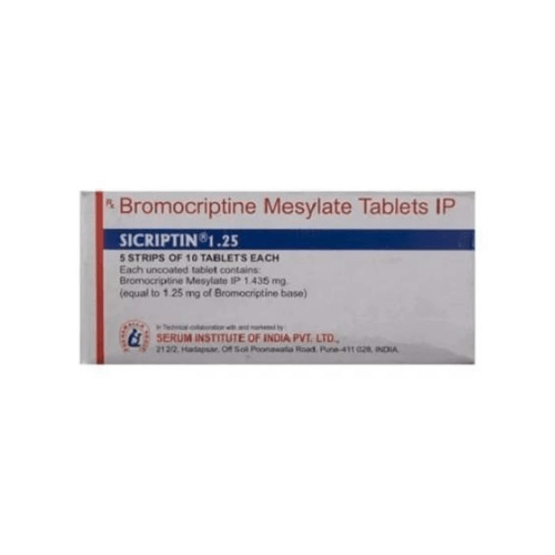 Sicriptin 1.25 mg
